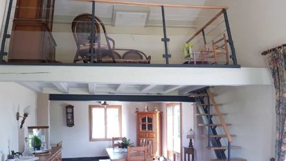 Réaménagement salon-mezzanine