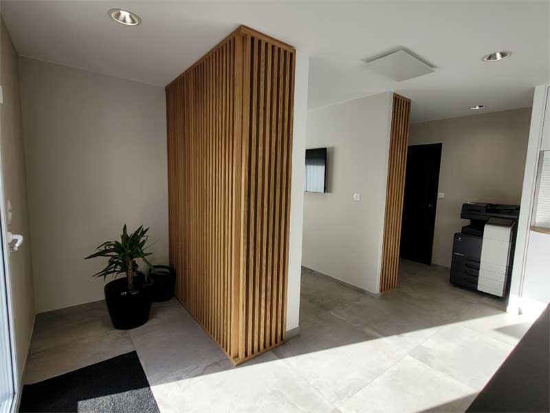 Réfection de bureaux professionnels par Maggy Durand Moreau Architecte d’intérieur.
Après réfection