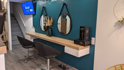 Rénovation d’un salon de coiffure