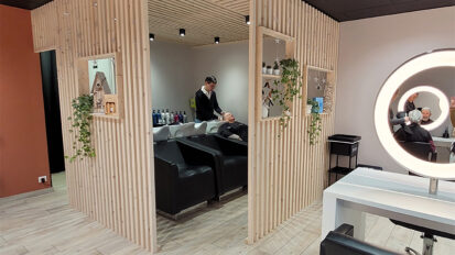 Rachat d’un salon de coiffure avec travail autour de sa nouvelle identité